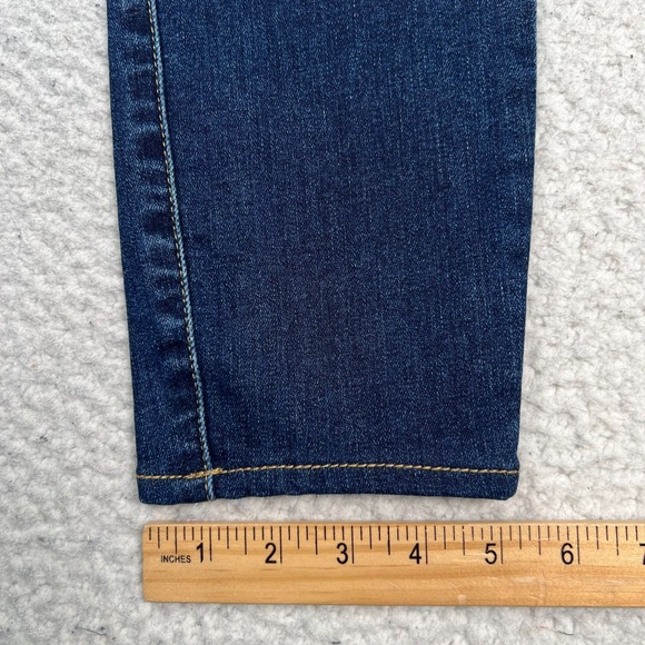 7 for‎ All Mankind Jeans 26 Ankle Gwenevere Low Rise Stretch Whiskered Dark Wash - Picture 6 of 10